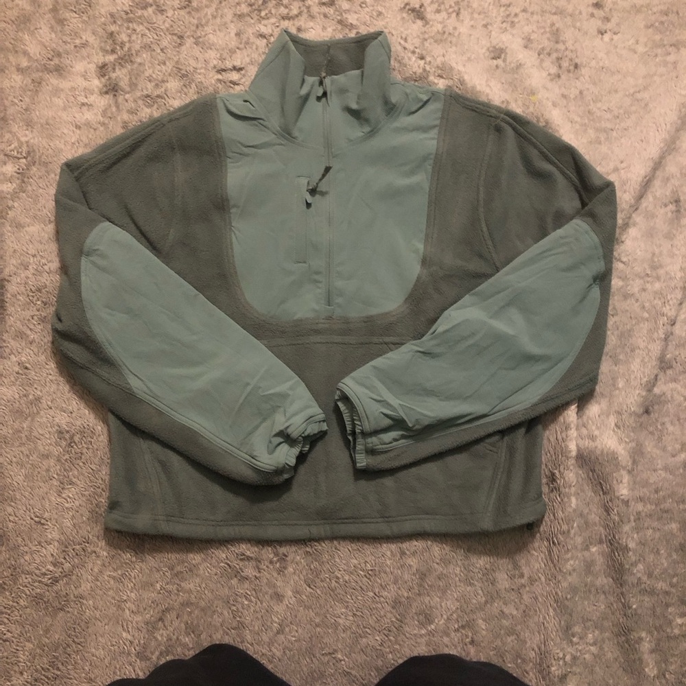 Lululemon Athletica Dark Gray Fleece Pullover